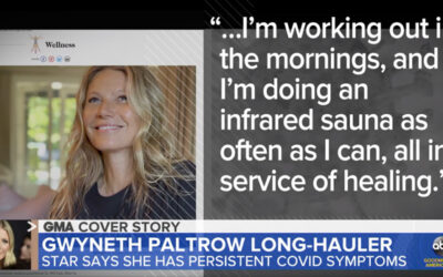 Gwenyth Paltrow relieves Covid Symptoms using holistic health